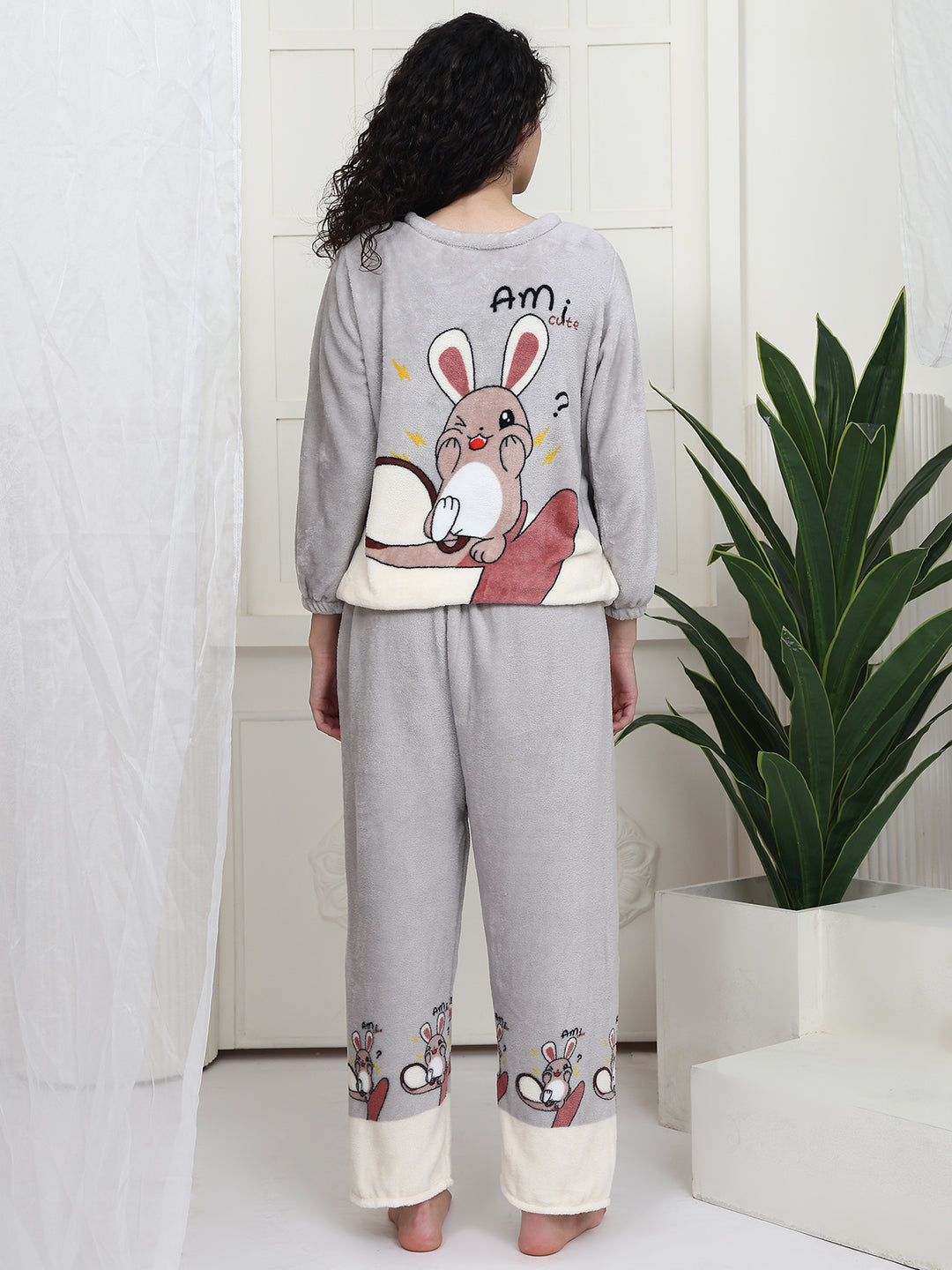 Grey Mouse Fur Winter Set