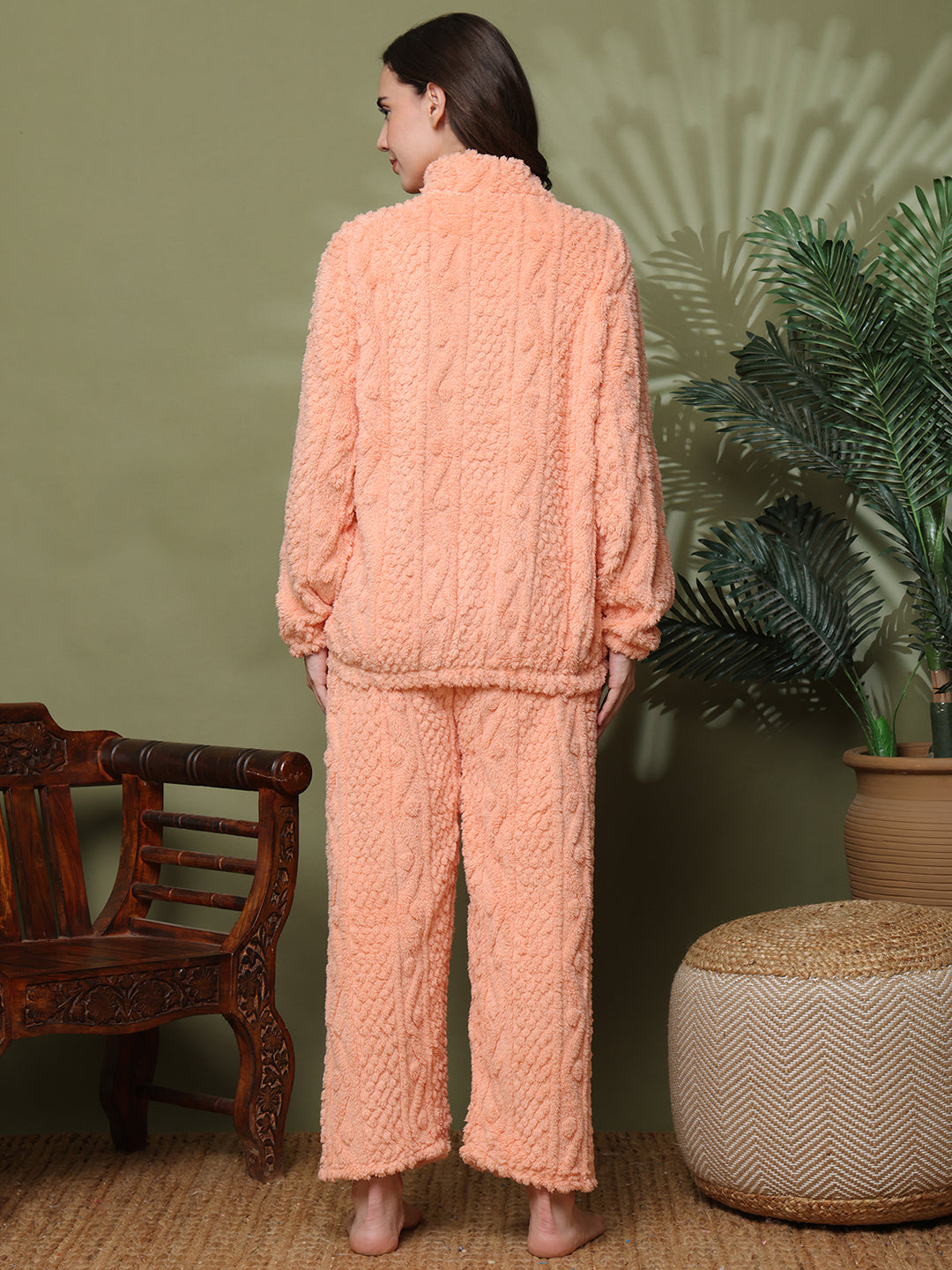 Peaches N' Cream Fur Winter Set