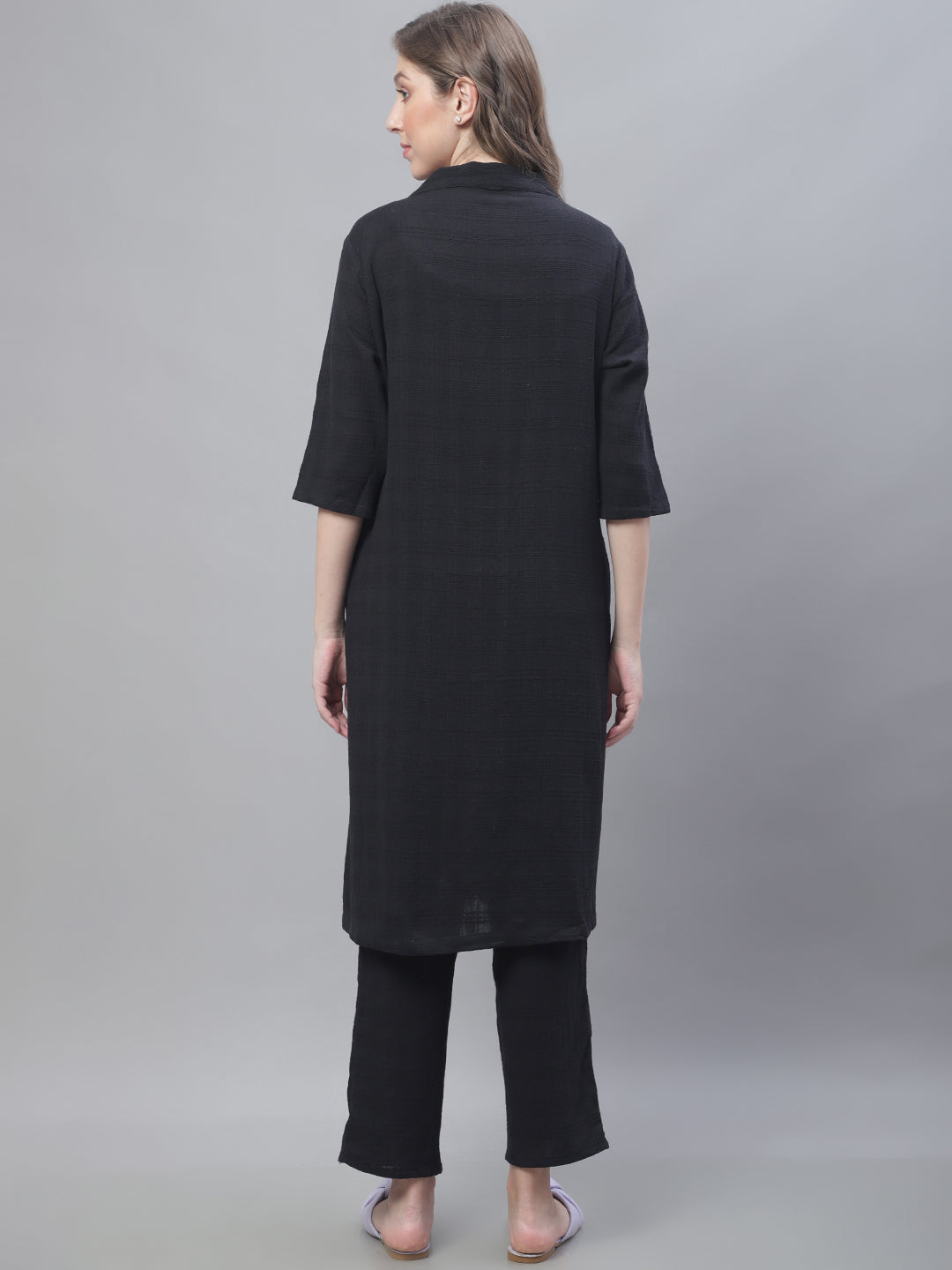 Black Self Co-Ord Set