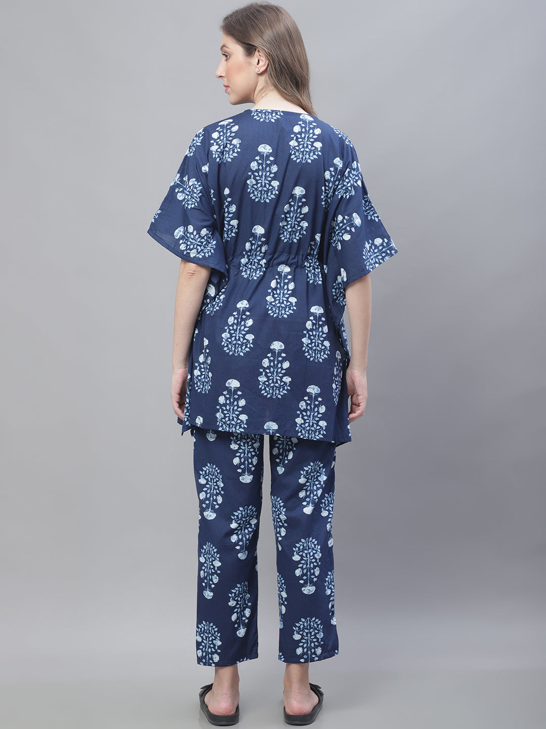 Indigo Mughal Boota Co-Ord Set