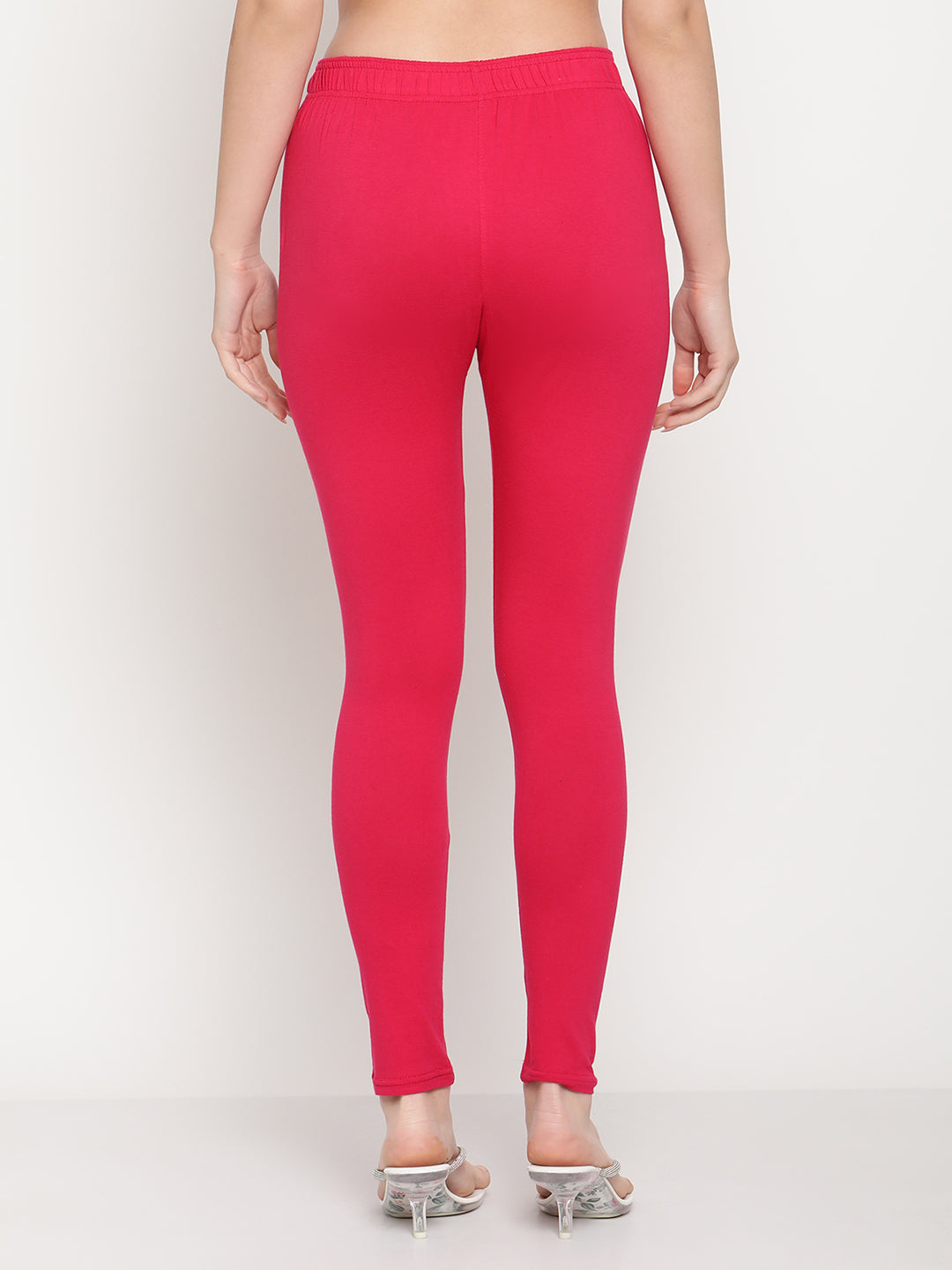 Dark Pink Ankle Length Legging