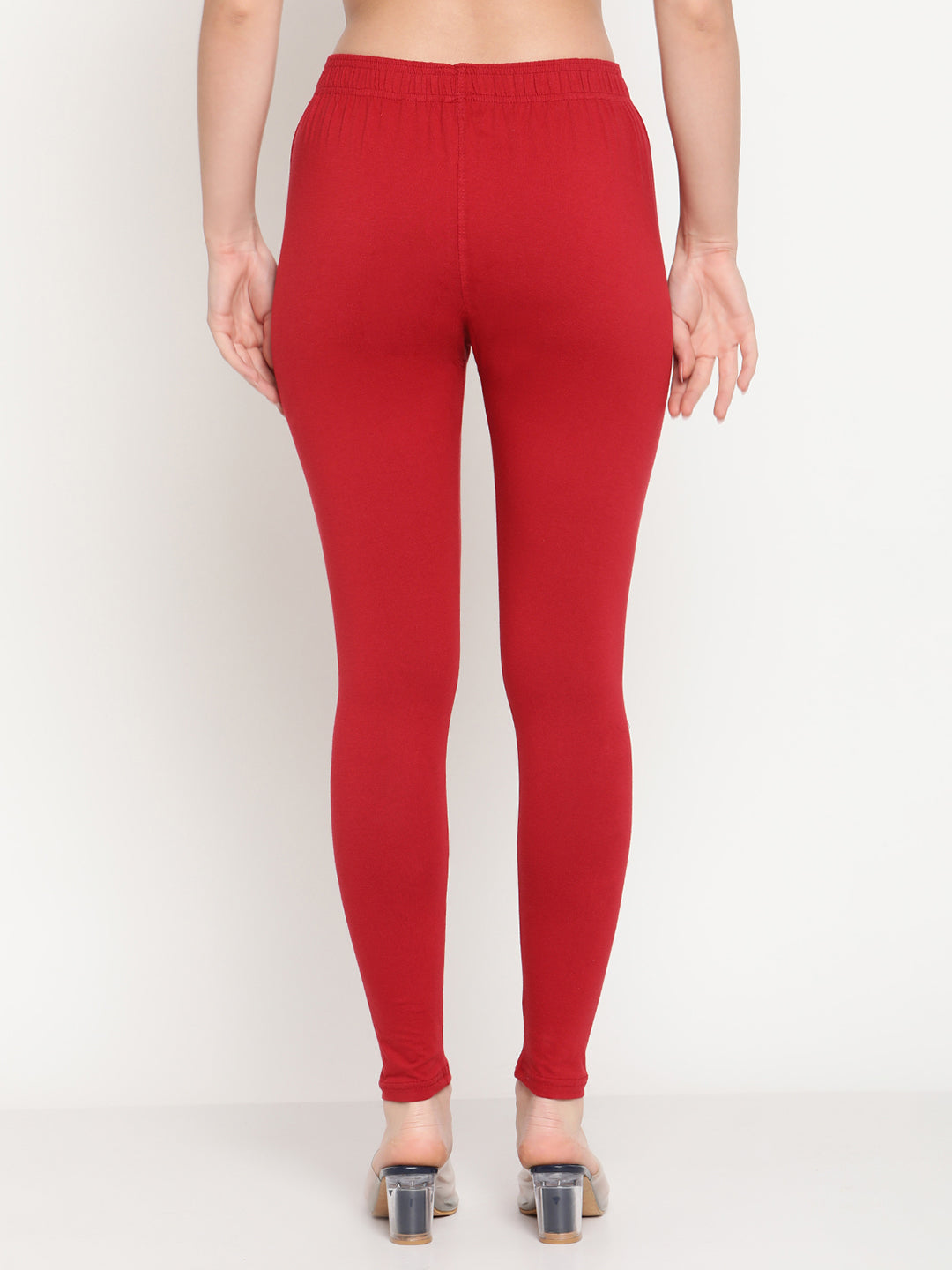 Maroon ankle length legging