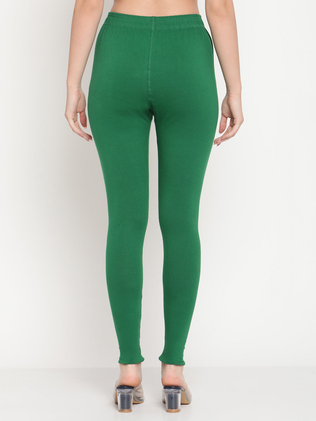 Dark Green Ankle Length Legging