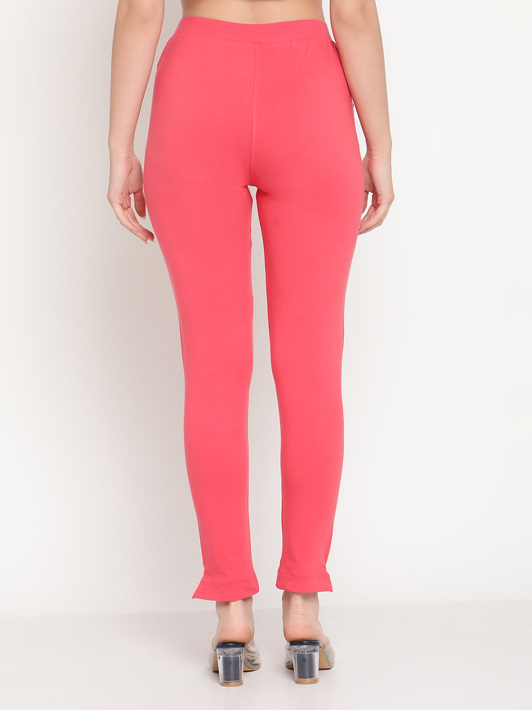 Coral Pink Pocket Pant