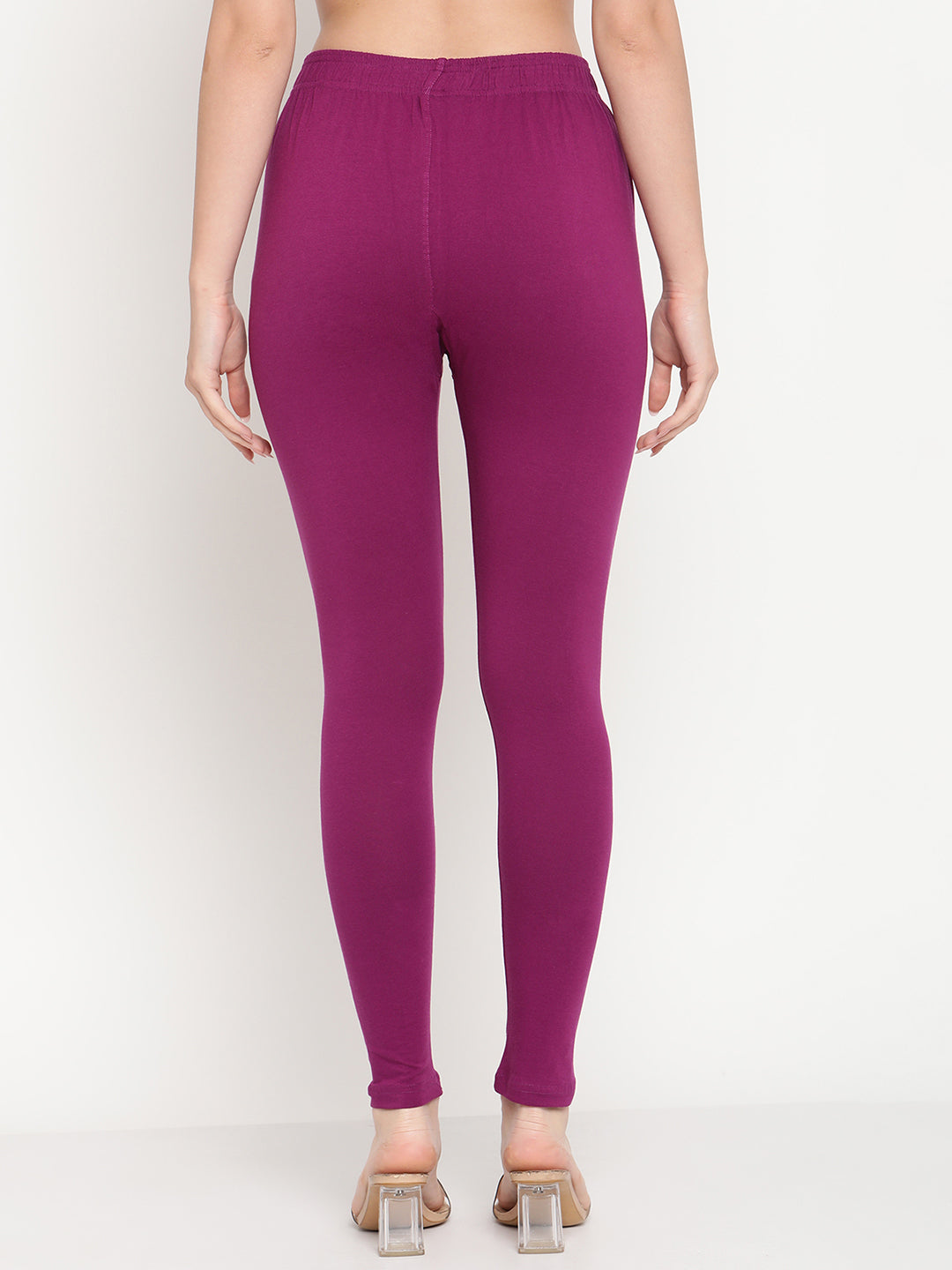 Purple Ankle Length Legging