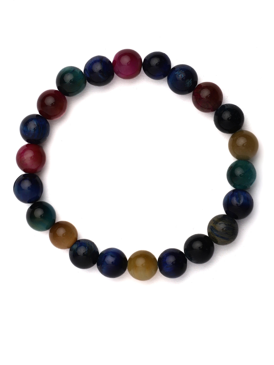 Multi Cat Eye Semi Precious Bracelet