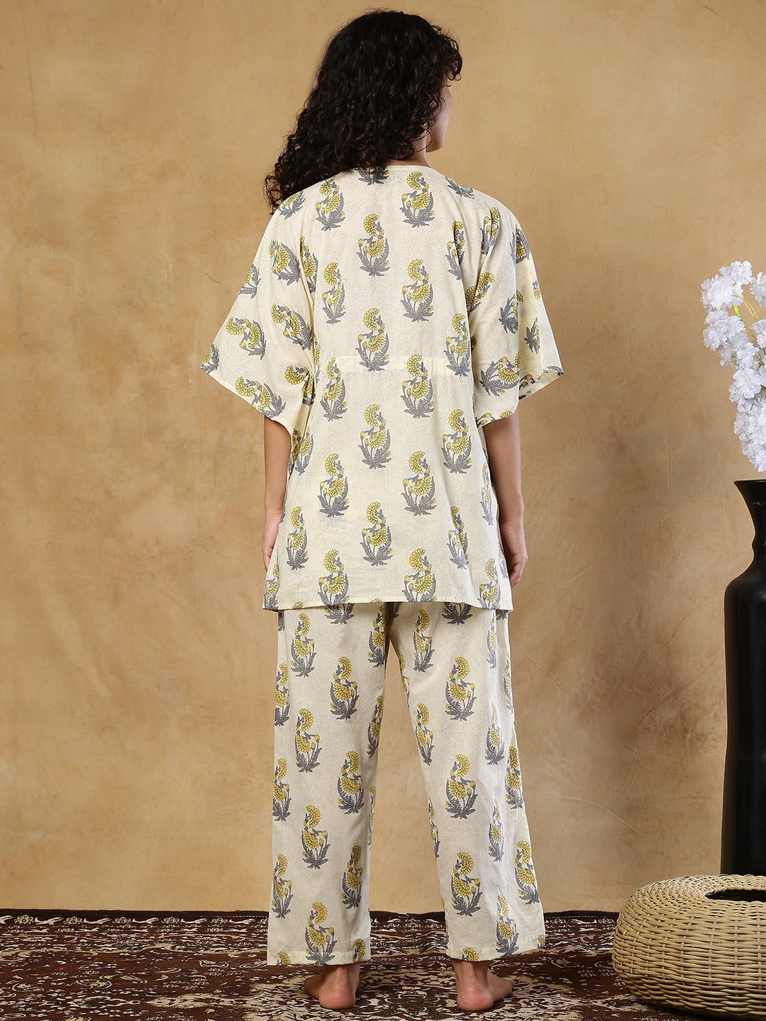 Sara Boota Cotton Kaftan Set