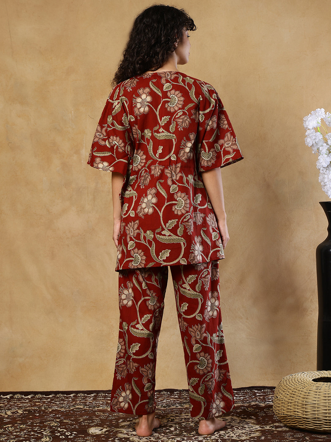 Nakhre Jaal Cotton Kaftan Set