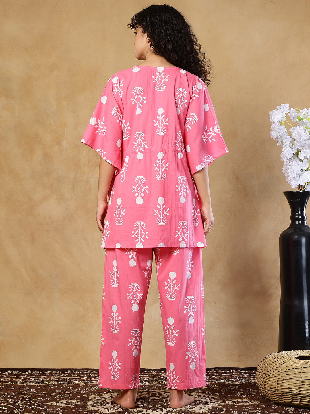 Magan Jaal Cotton Kaftan Set