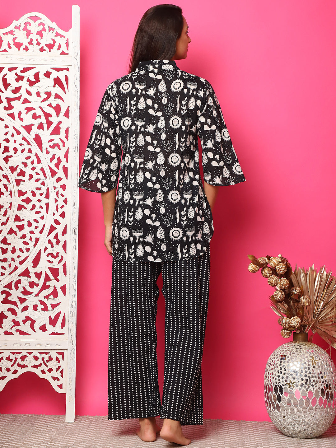 Black Quirky Co-Ord Set