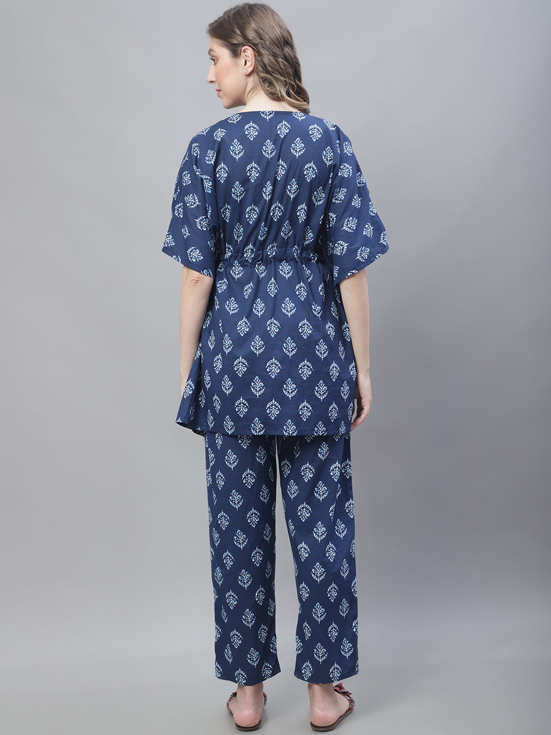 Indigo Motif Co-Ord Set