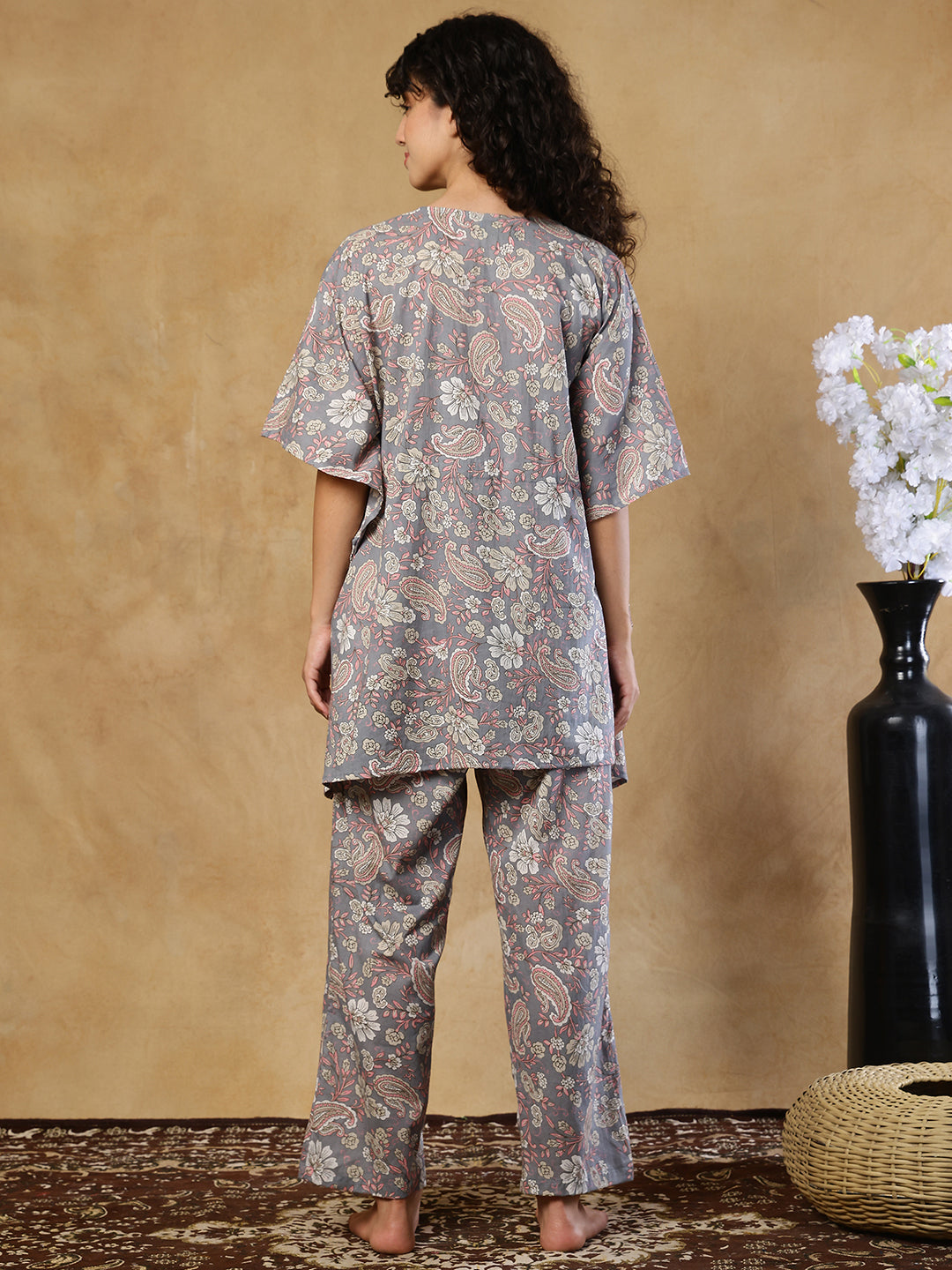 Haya Jaal Cotton Kaftan Set