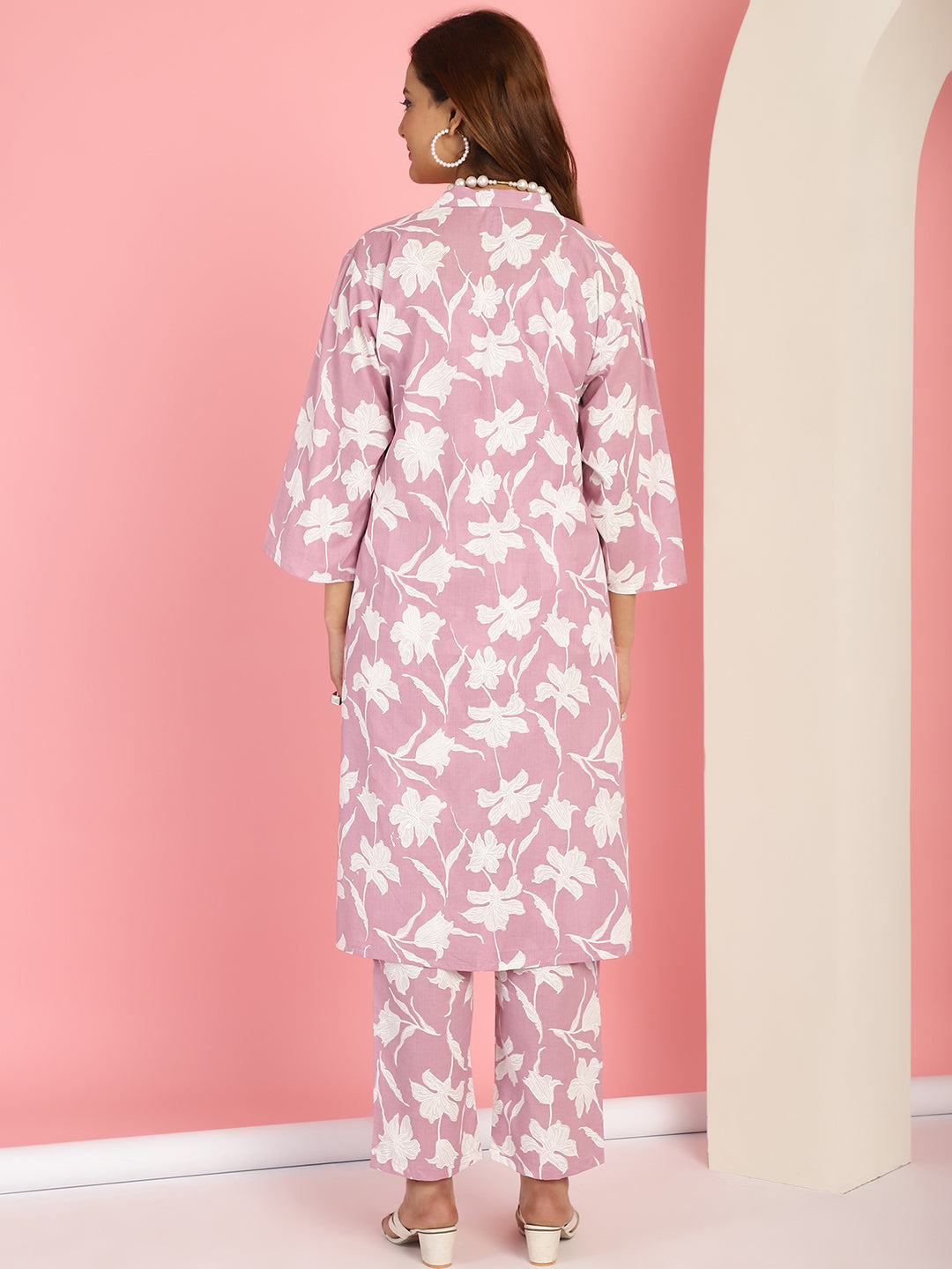 Lilac Floral Co-Ord Set