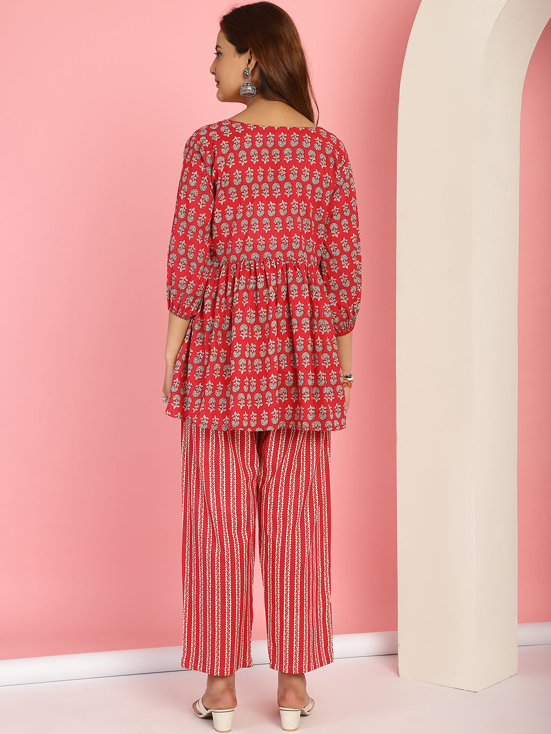 Hot Pink Phool Co-Ord Set