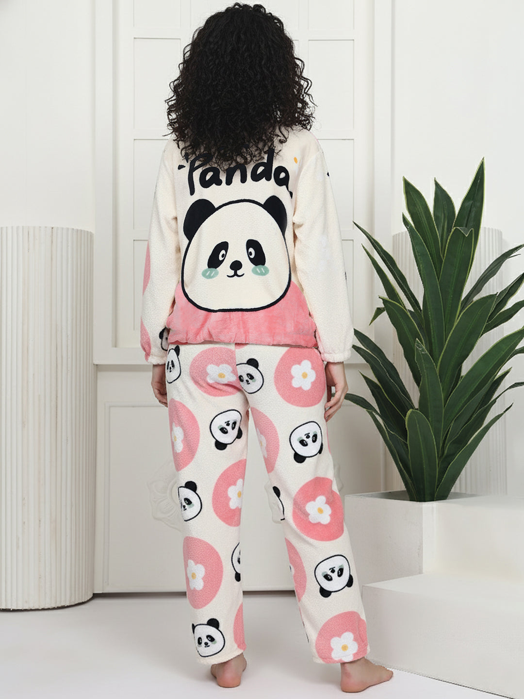 Pinky Panda Fur Winter Set
