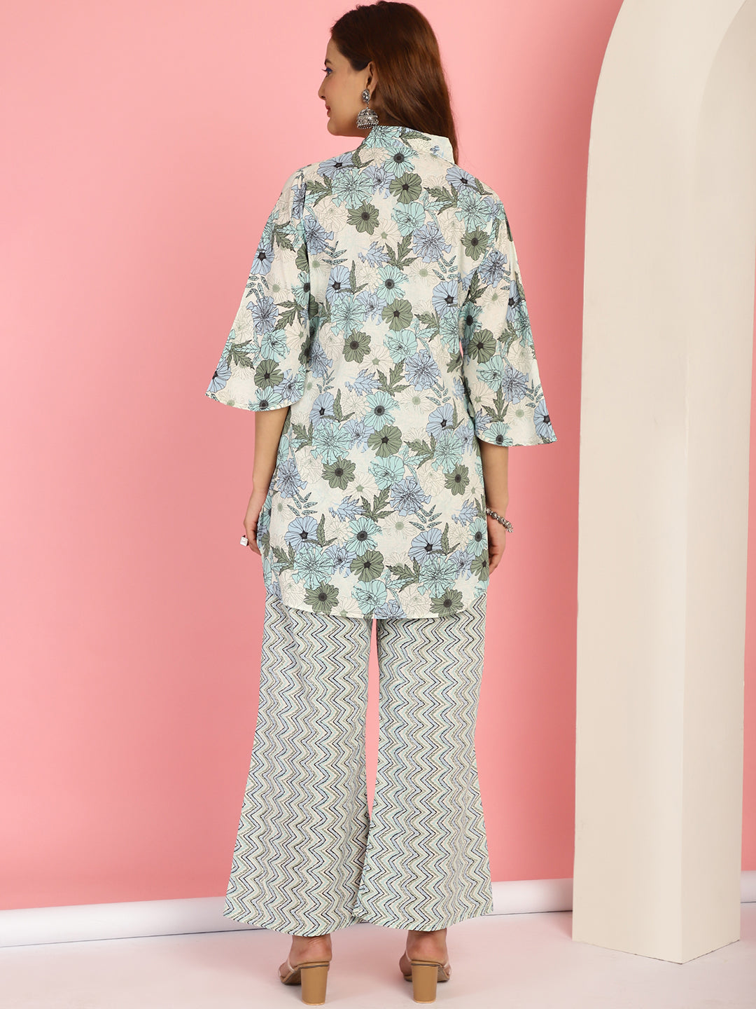 White Floral Co-Ord Set