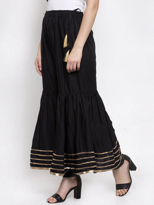 Black Rayon Sharara