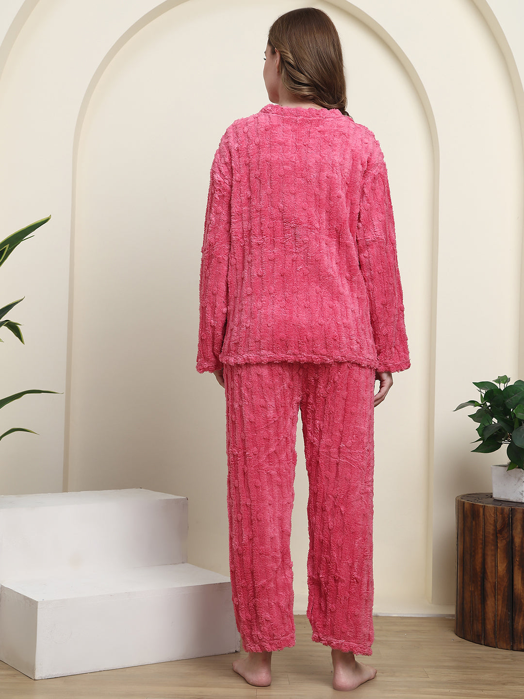 Pinky Kitty Fur Winter Set