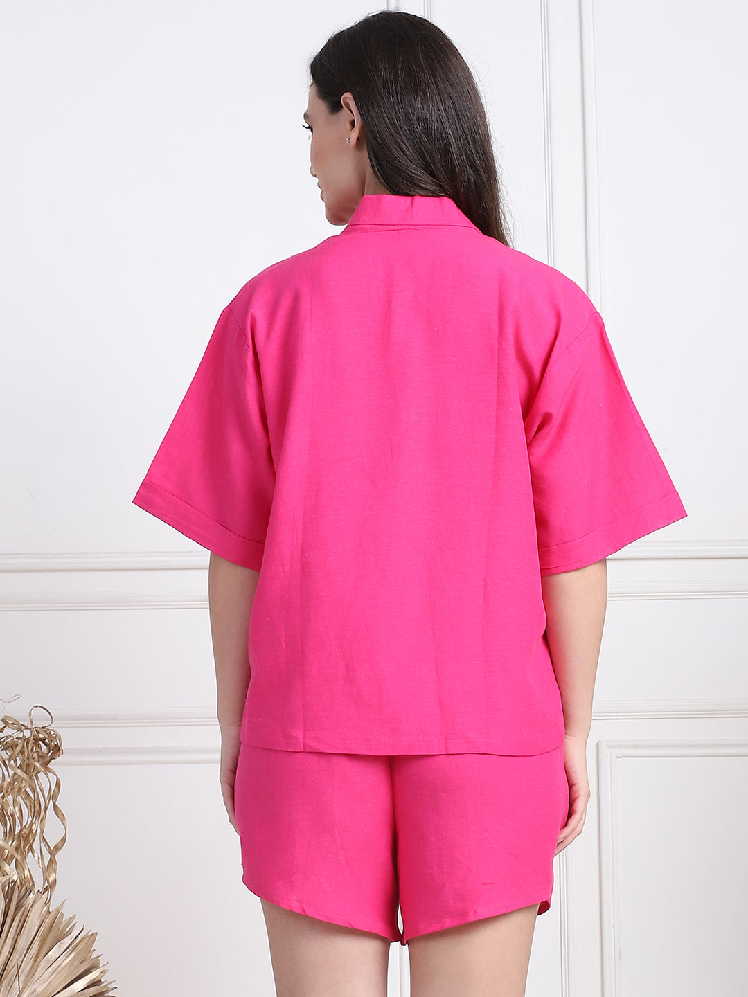 Hot Pink Top and Shorts Set