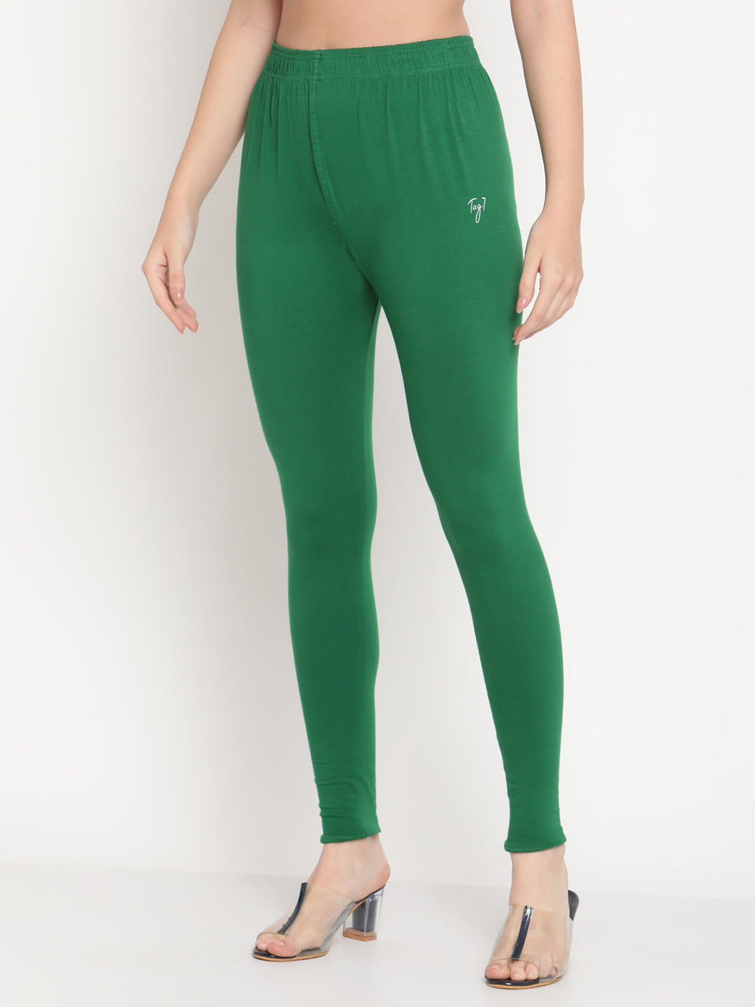 Dark Green Ankle Length Legging