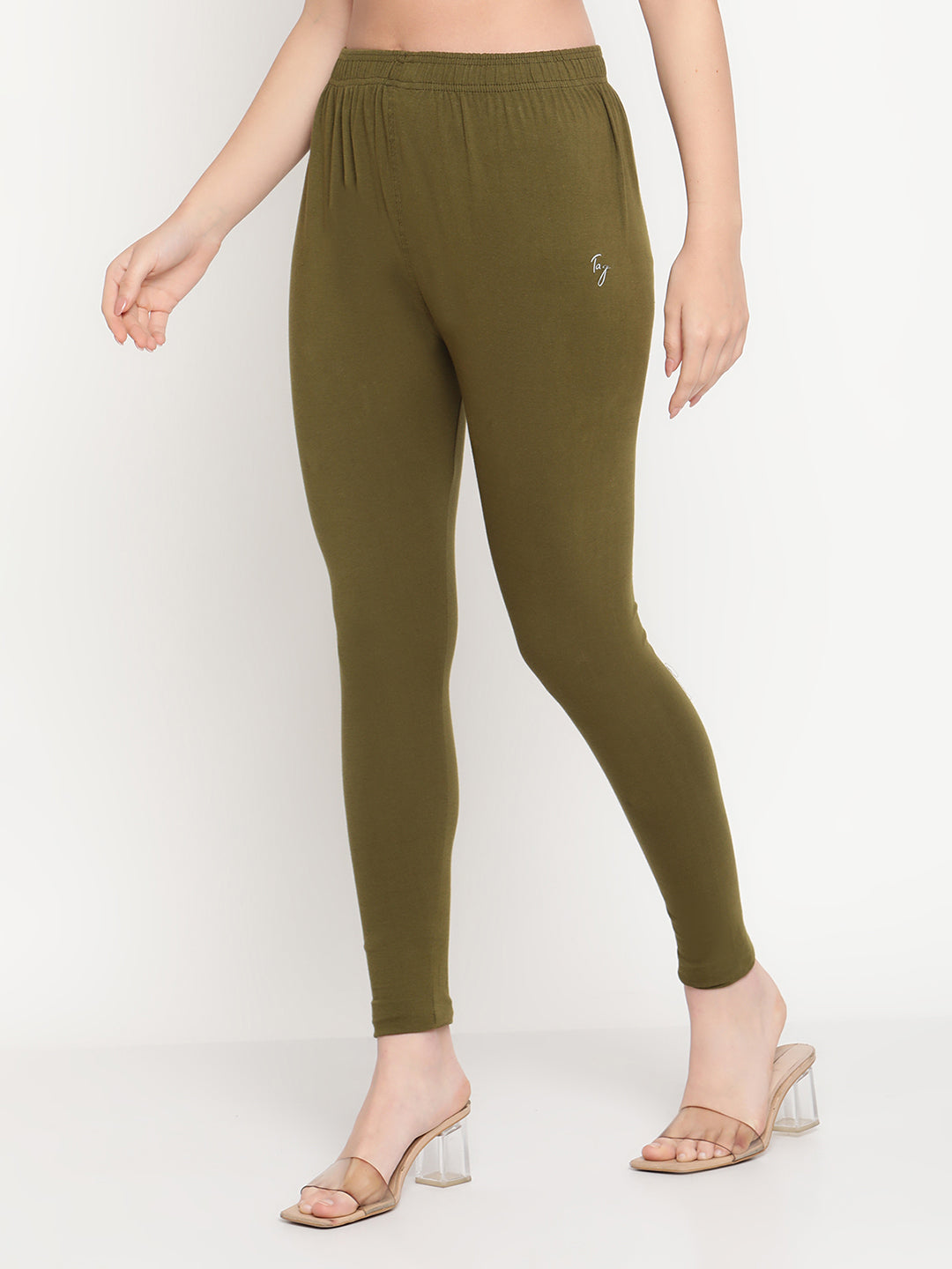 Olive Ankle Length Legging