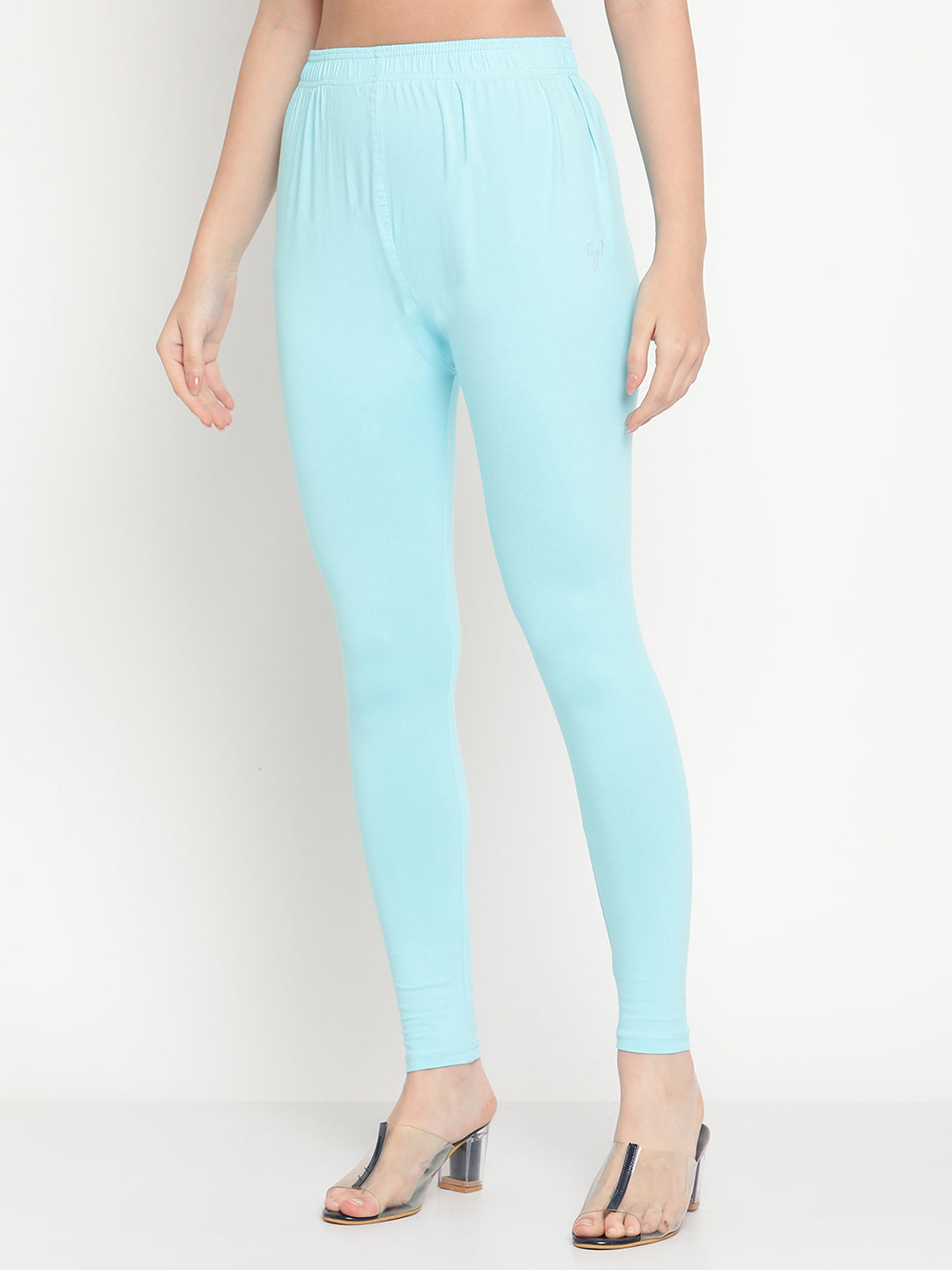 Sky Blue Ankle Length Legging
