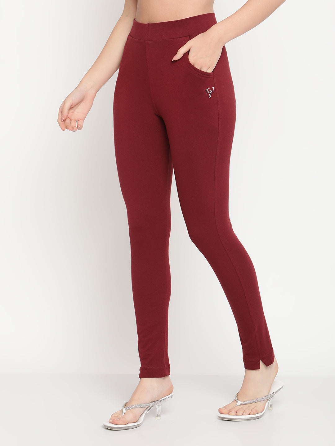 Dark Maroon Pocket Pant