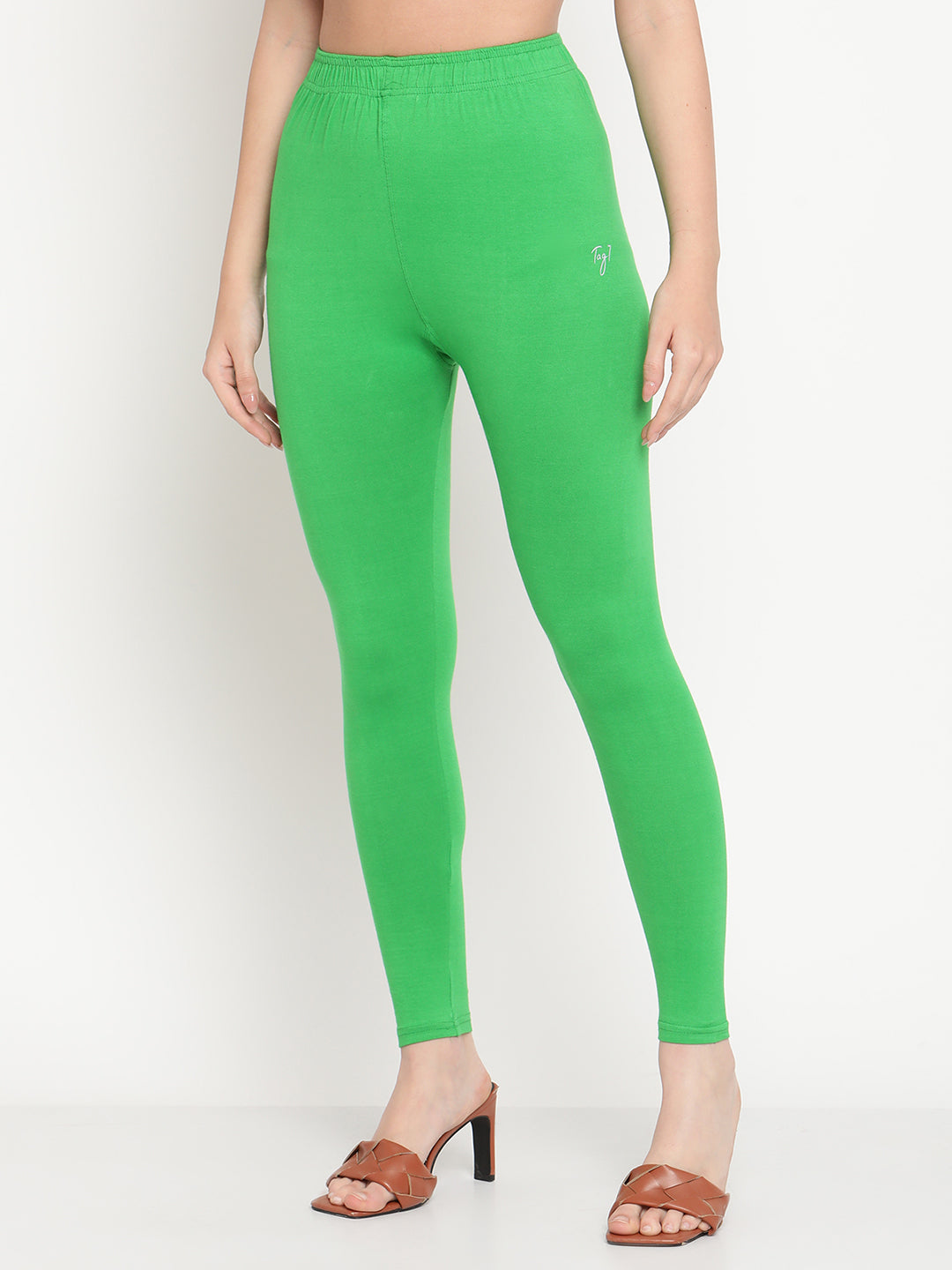 Leafy Green Ankle Length Legging