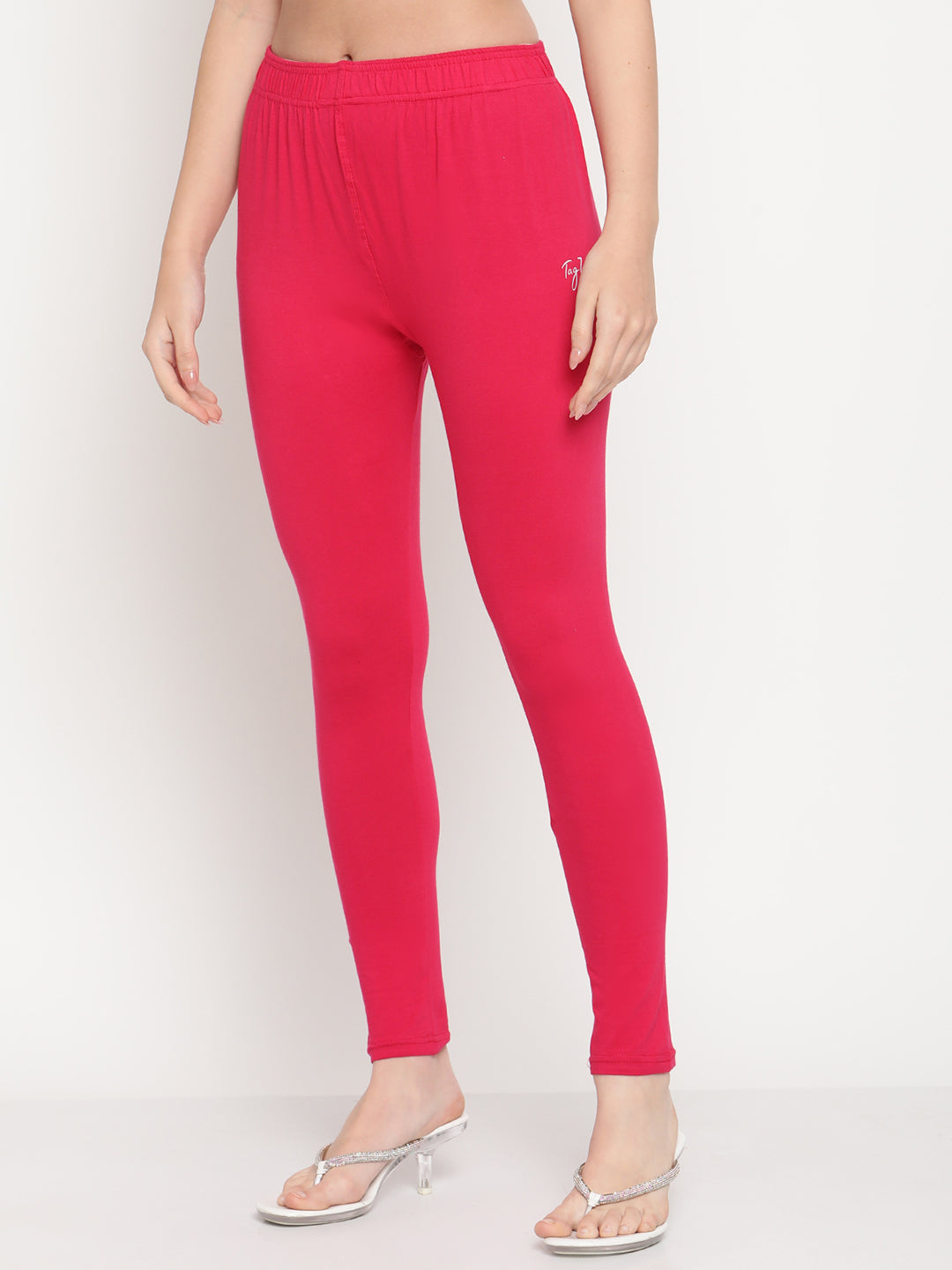 Dark Pink Ankle Length Legging