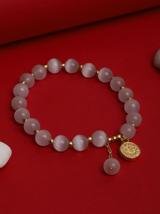 Moon Stone Semi Precious Bracelet