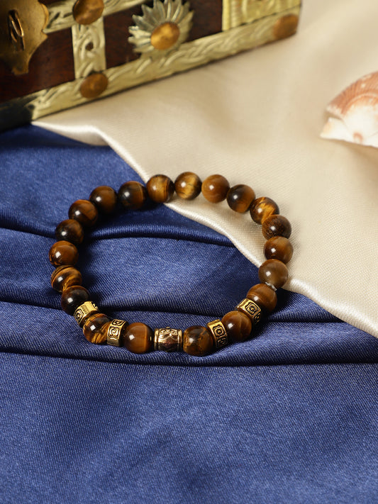 Cat Eye Golden Charm Bracelet