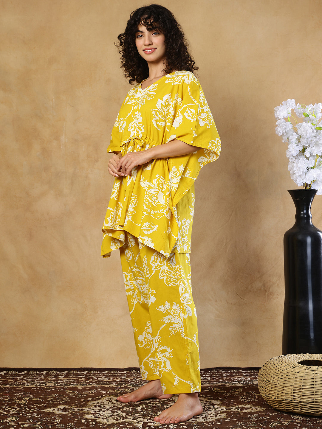 Ziva Boota Cotton Kaftan Set