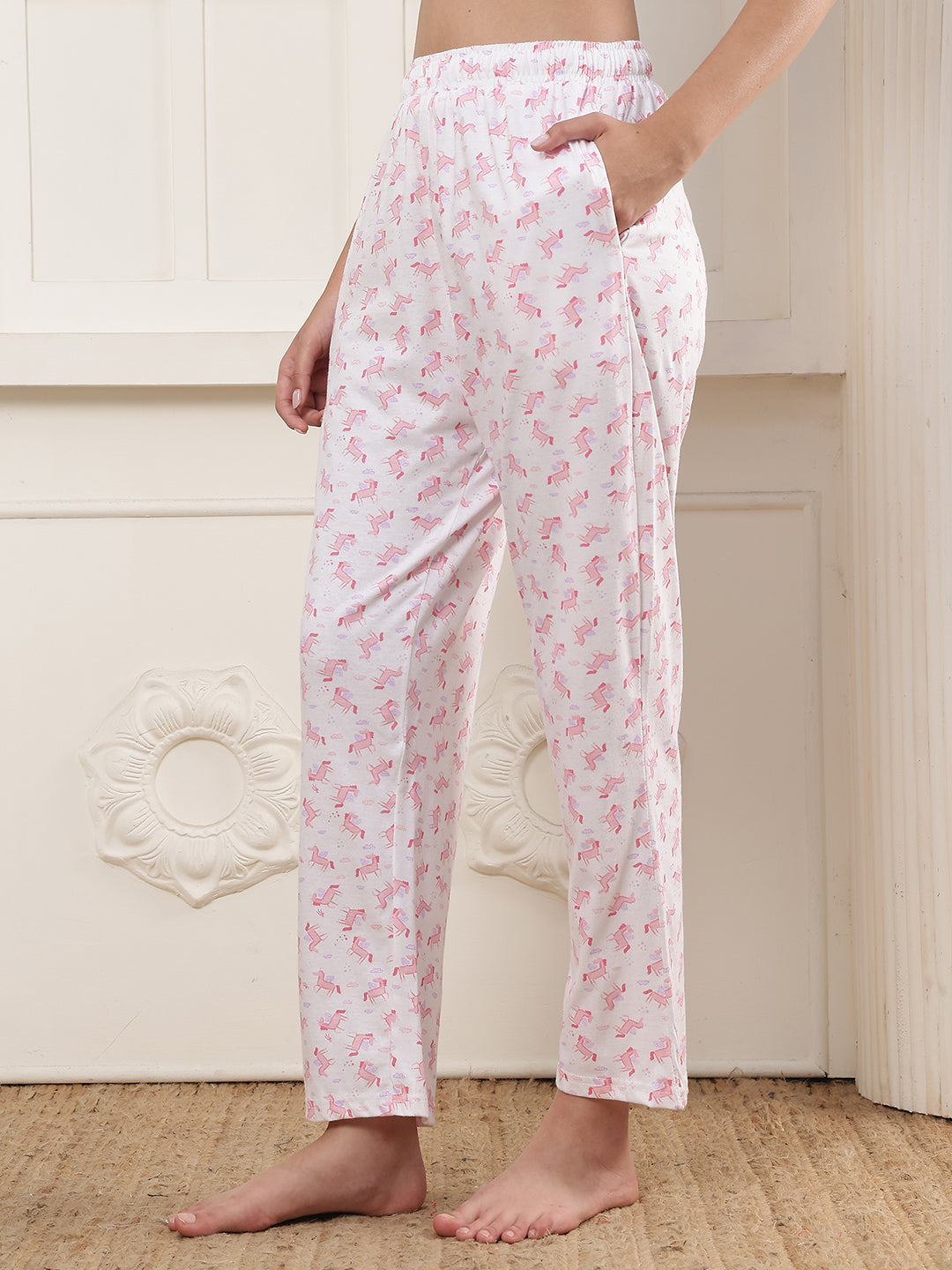 Pookie Pony Printed Cotton Lounge Pant