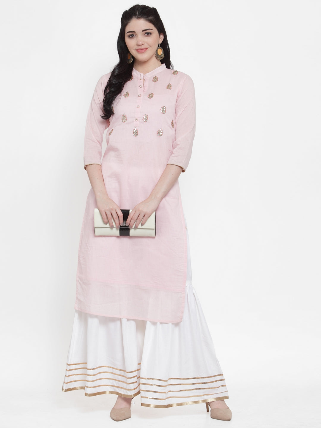 White Rayon Sharara