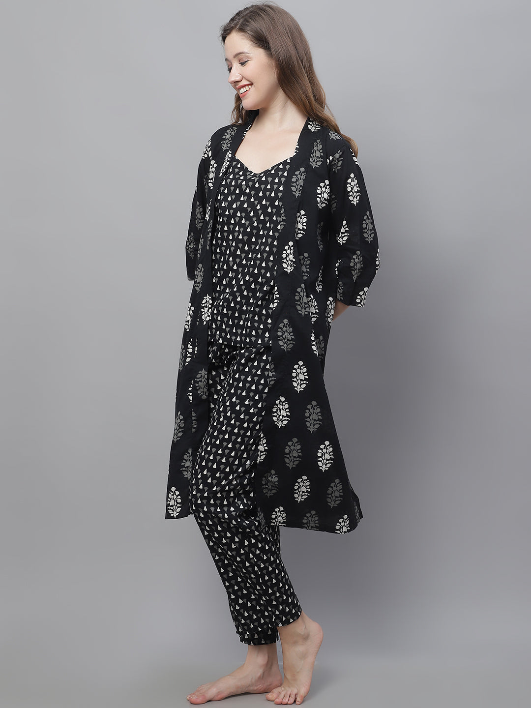 Black Boota Block Co-Ord Set