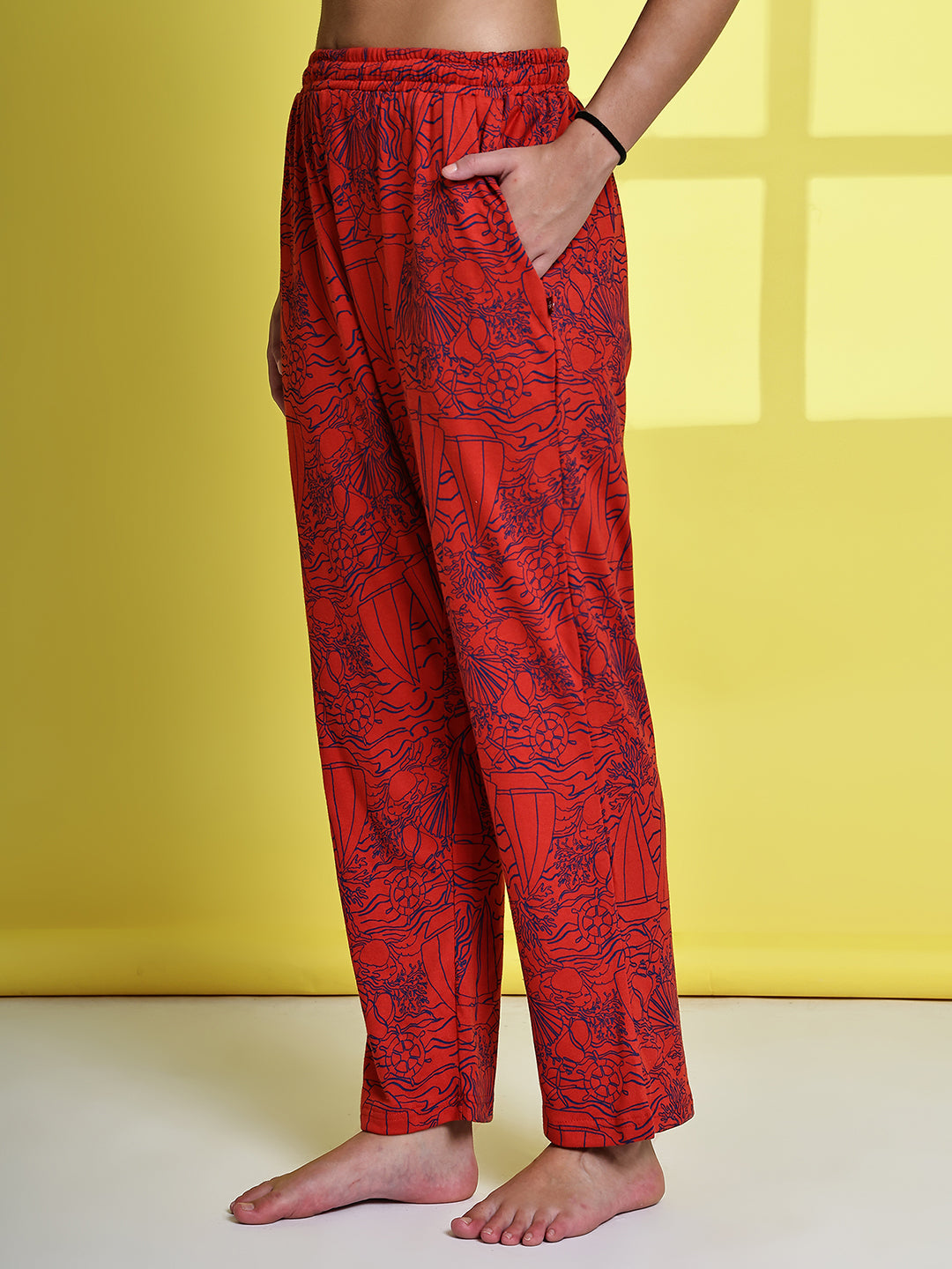 Red Ship Cotton Hosiery Lounge Pant