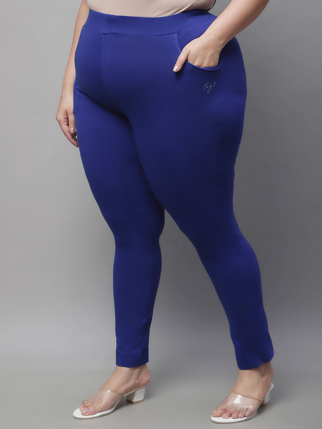 Royal Blue Plus Pocket Pant