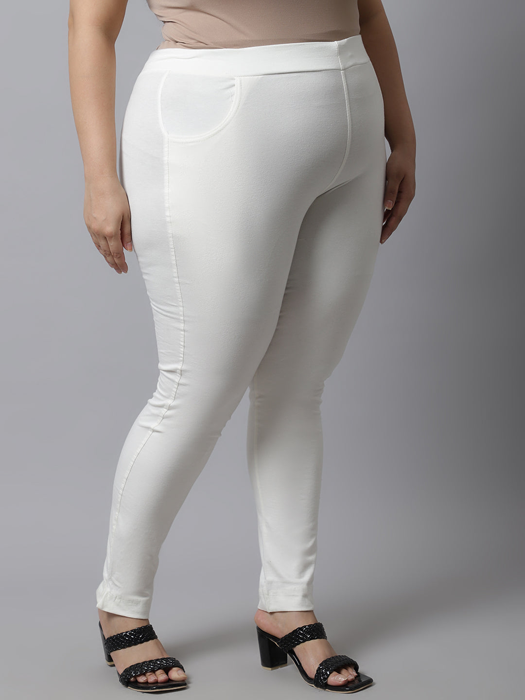 Off White Plus Pocket Pant