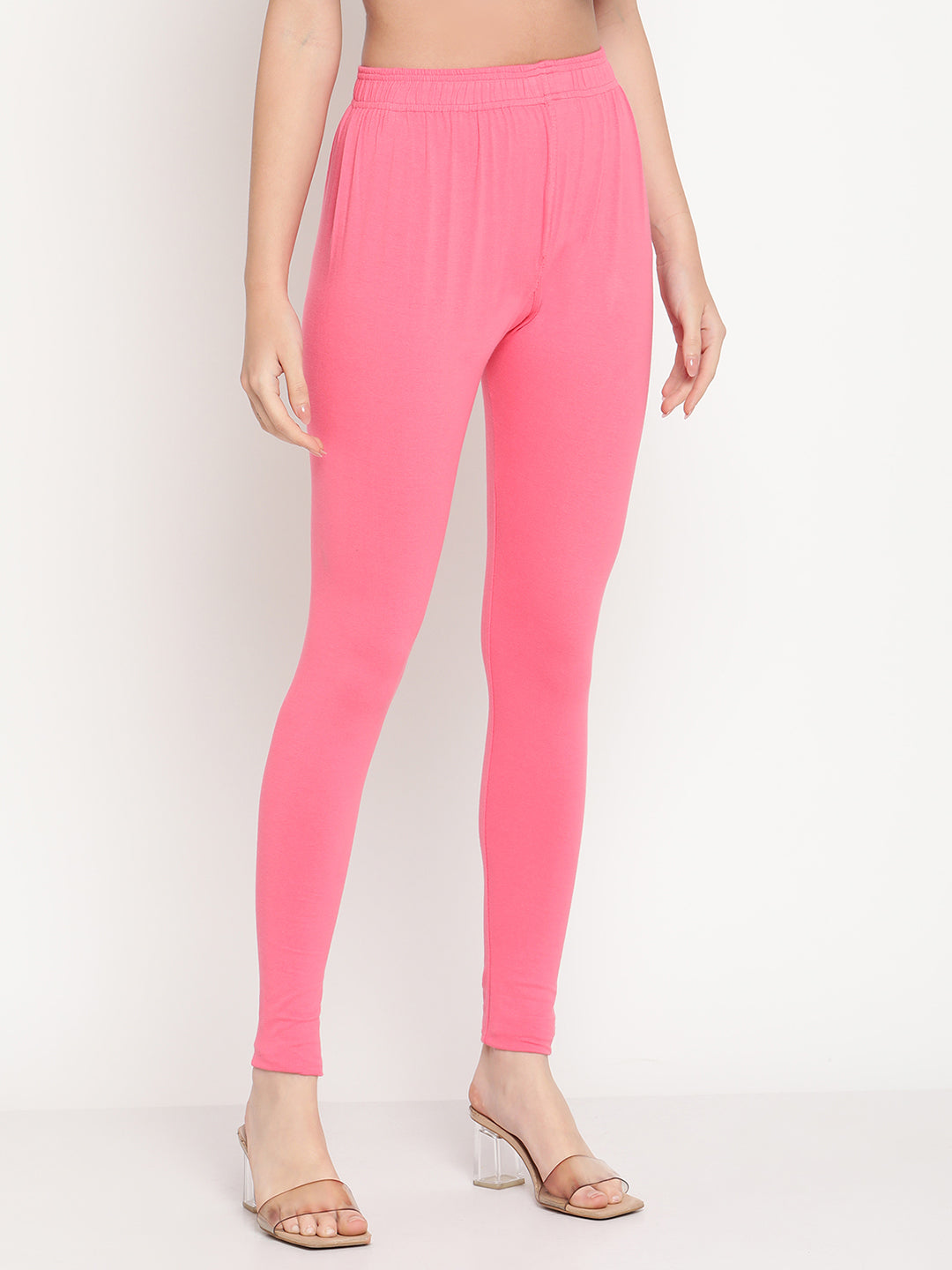 Flamingo Pink Ankle Length Legging