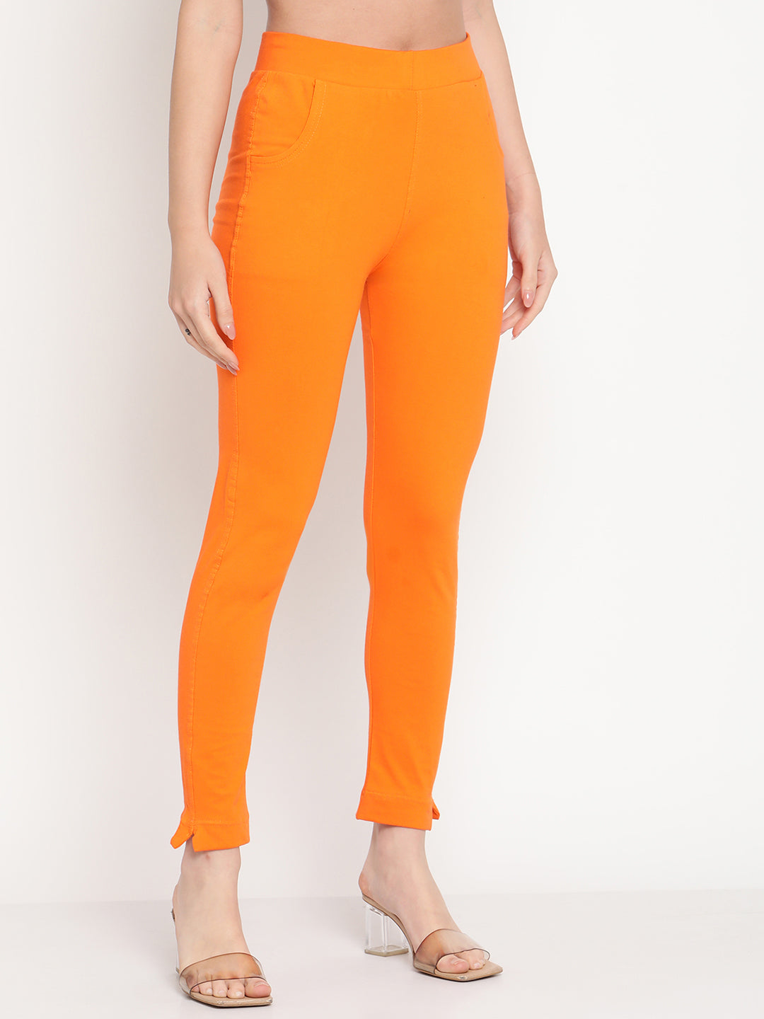 Orange Pocket Pant