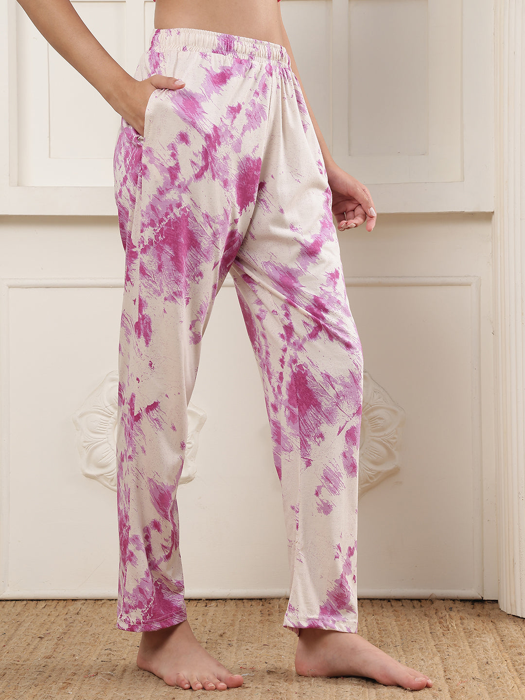 Tie dye Printed Cotton Lounge Pant