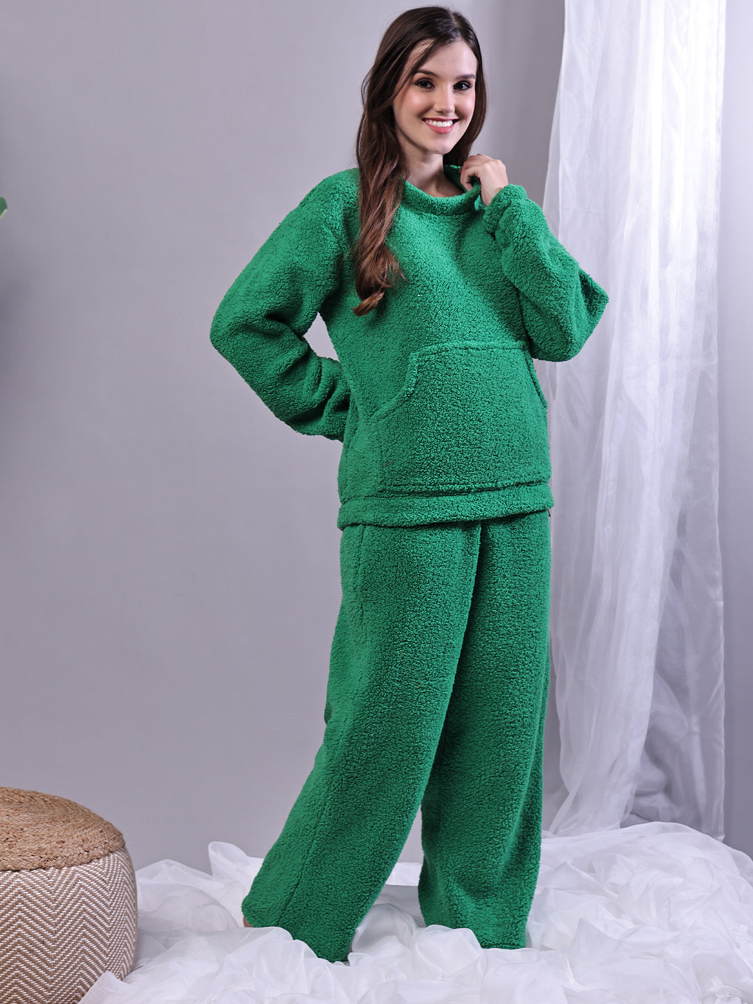 Green Chilli Sherpa Winter Set