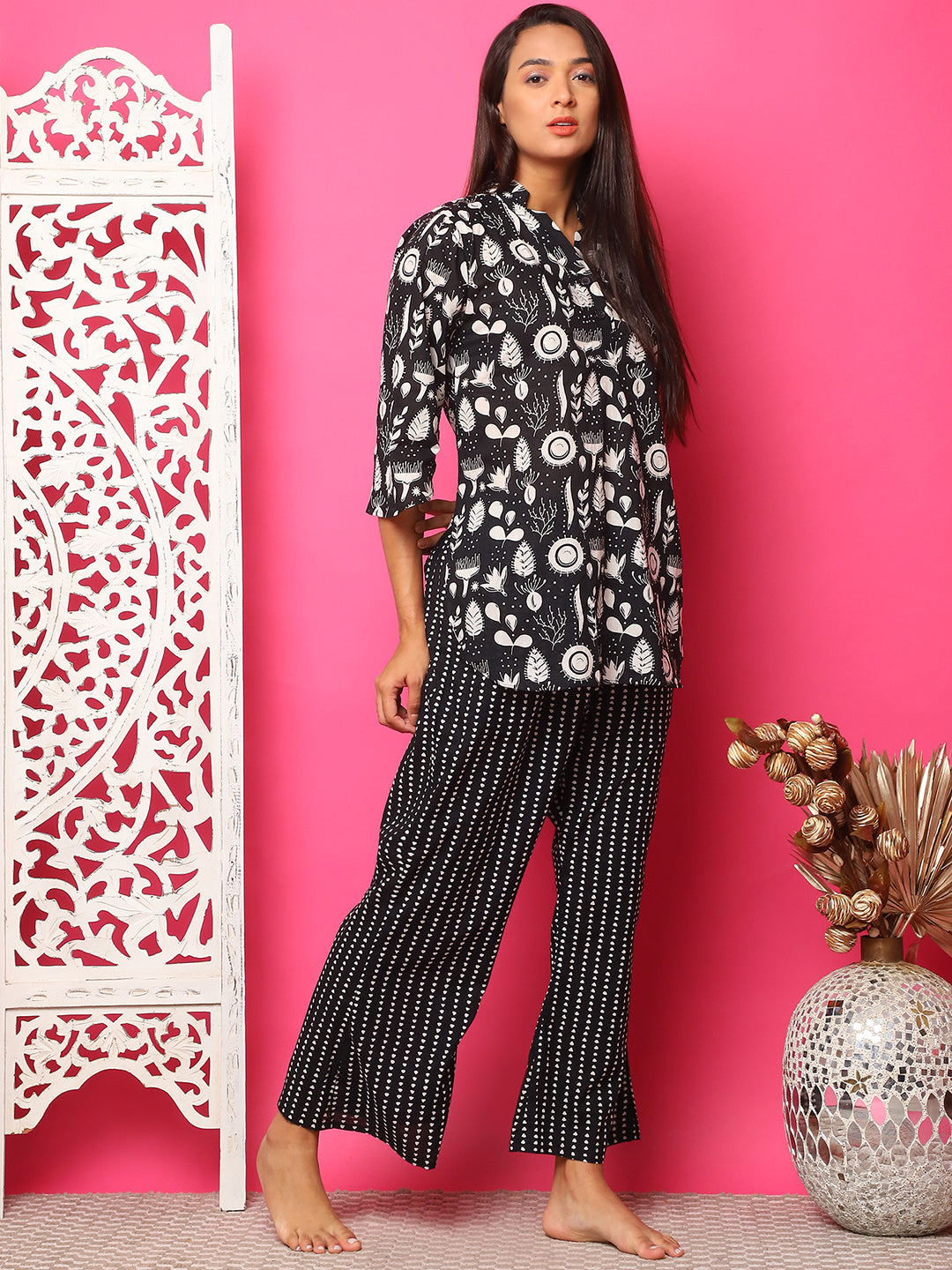 Black Quirky Co-Ord Set