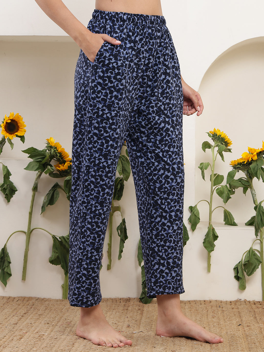 Sea Gills Printed Cotton Lounge Pant