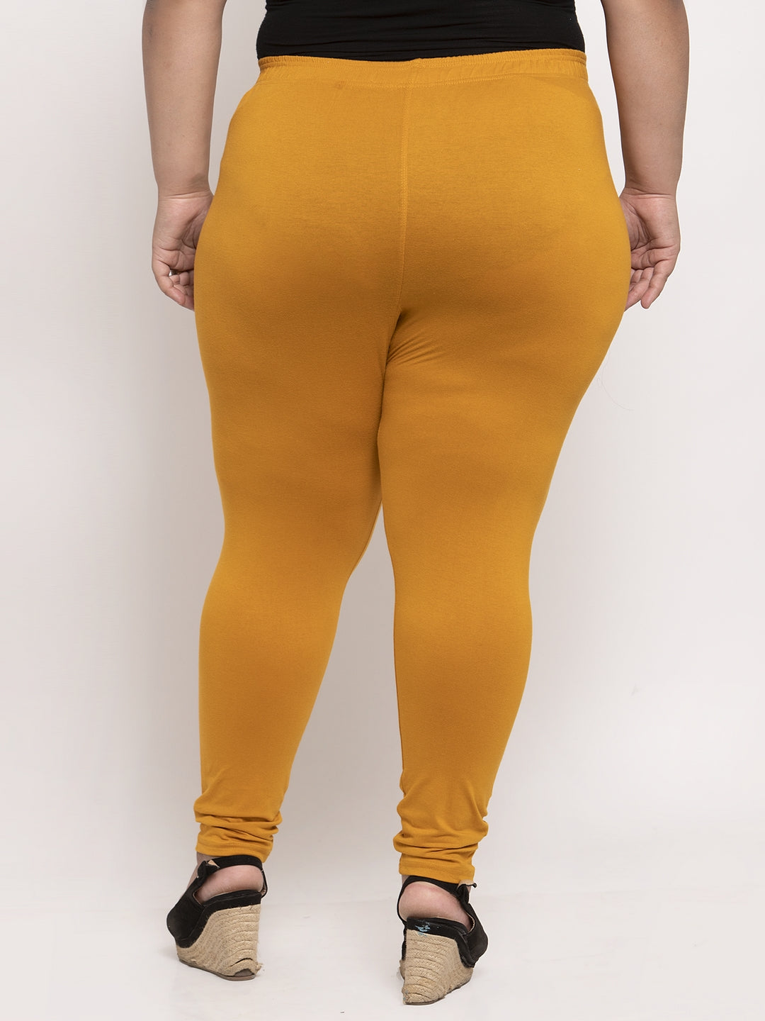Mustard Ankle Length Plus Legging