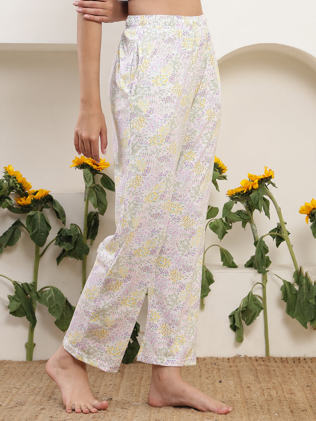 Honey Garden Printed Cotton Lounge Pant