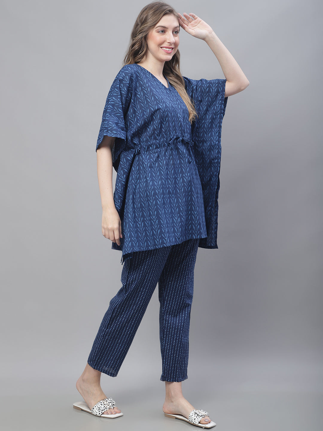 Indigo Leaves Co-Ord Set