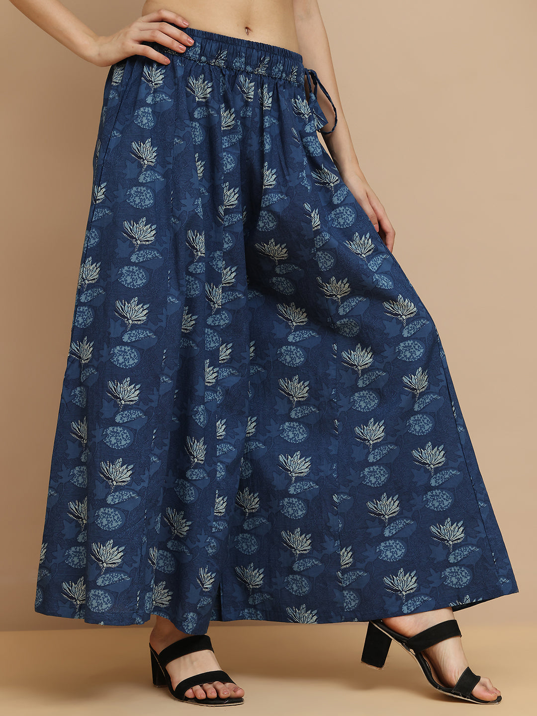Gul Kali Cotton Indigo Palazzo