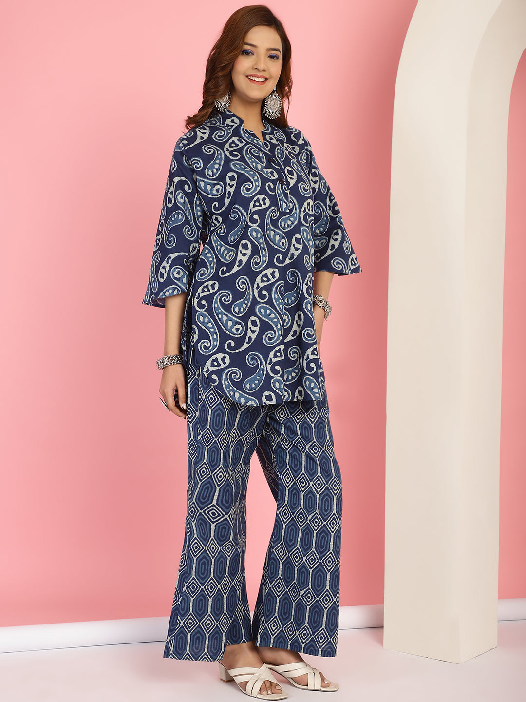 Indigo Paisley Co-Ord Set