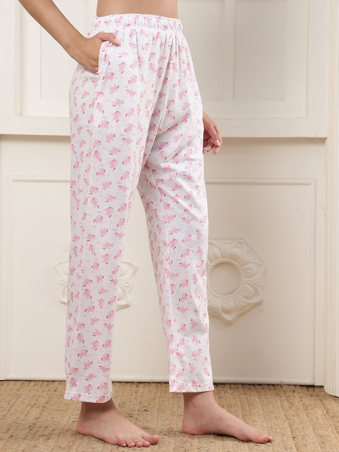 Pookie Pony Printed Cotton Lounge Pant